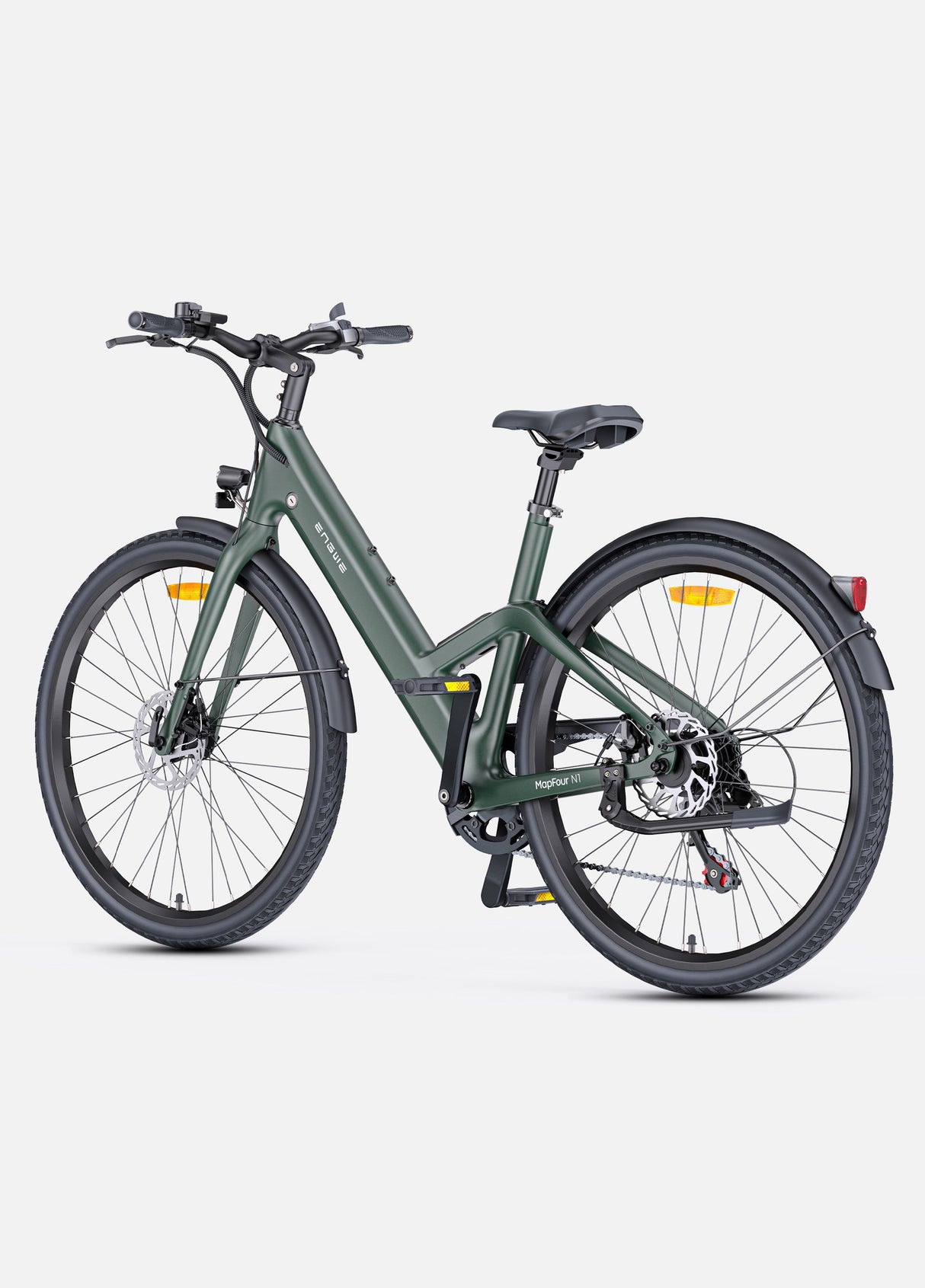 engwe mapfour n1 air st e-bike with a light carbon bike frame