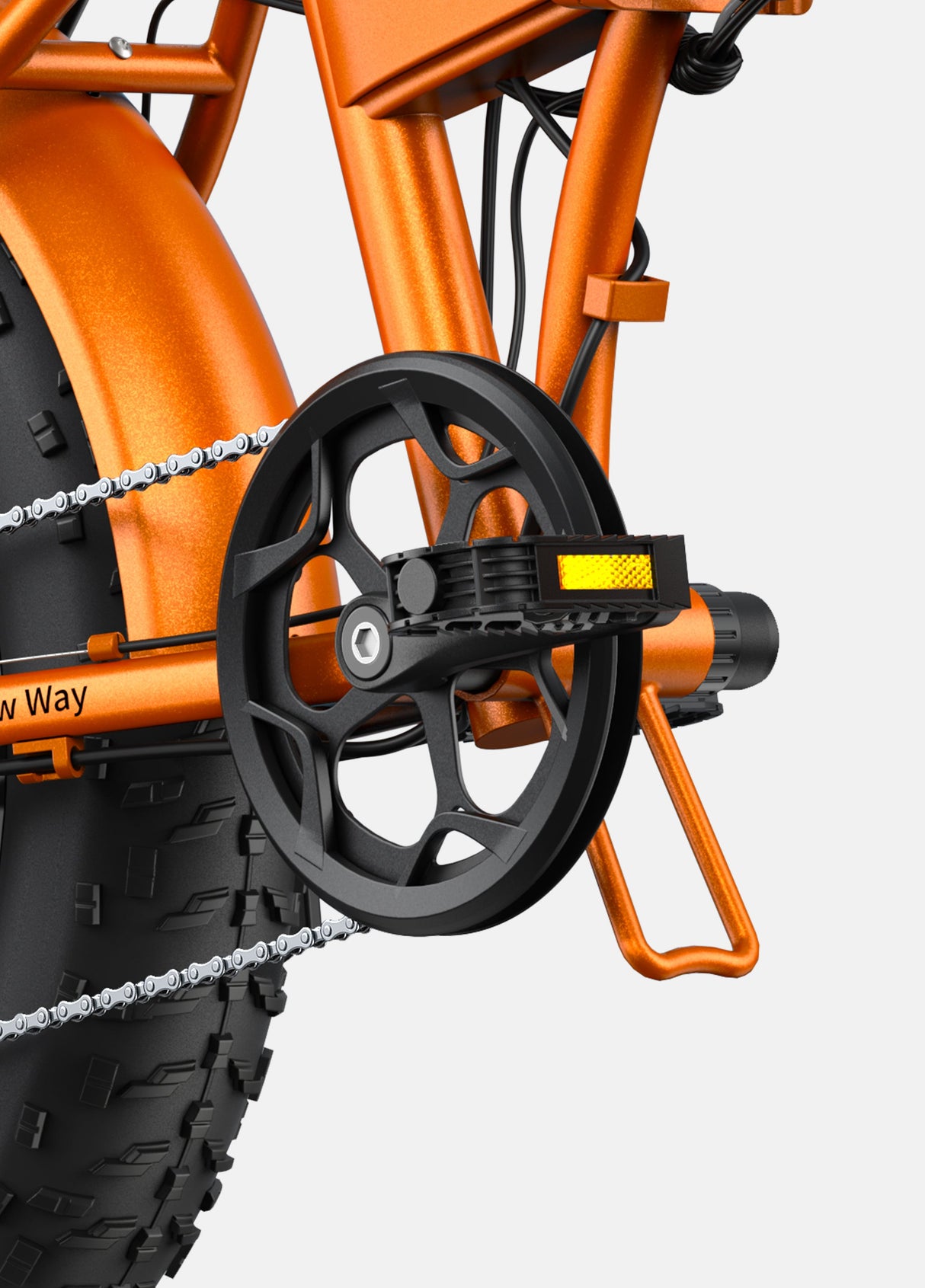 torque sensor and pedal on engwe ep-2 boost collapsible e bike