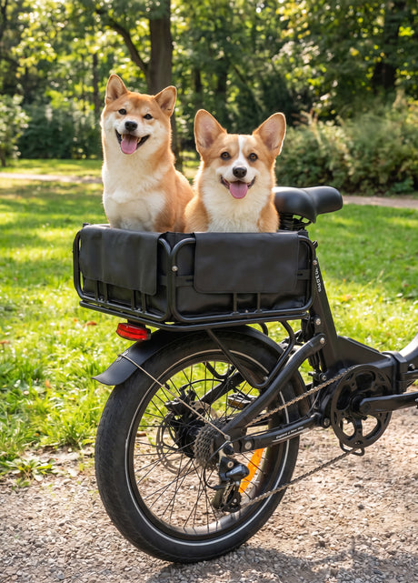Kit panier vélo arrière