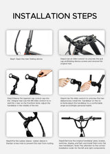 Steps for installing the handlebar