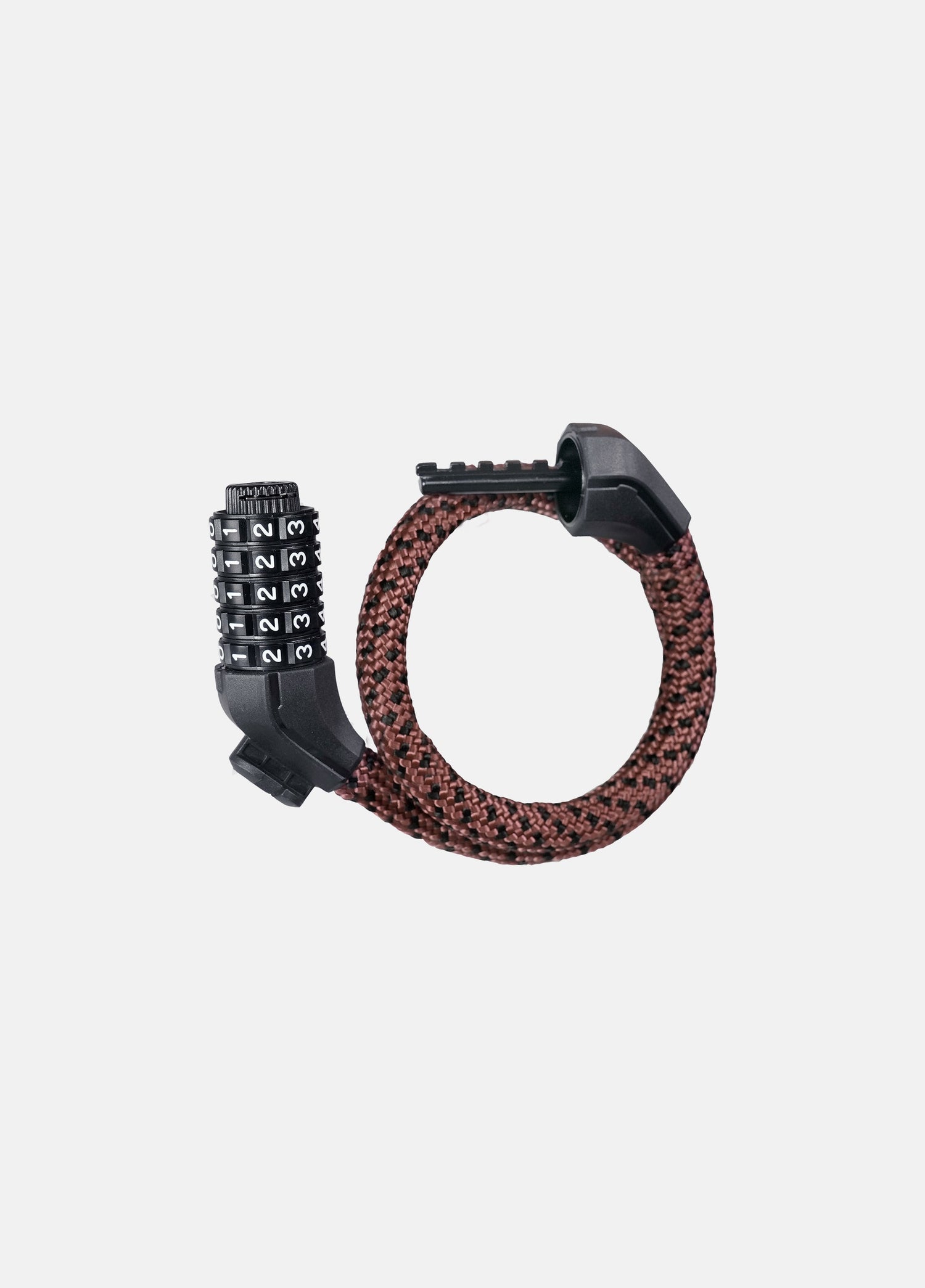 spiral cable combination lock for bike