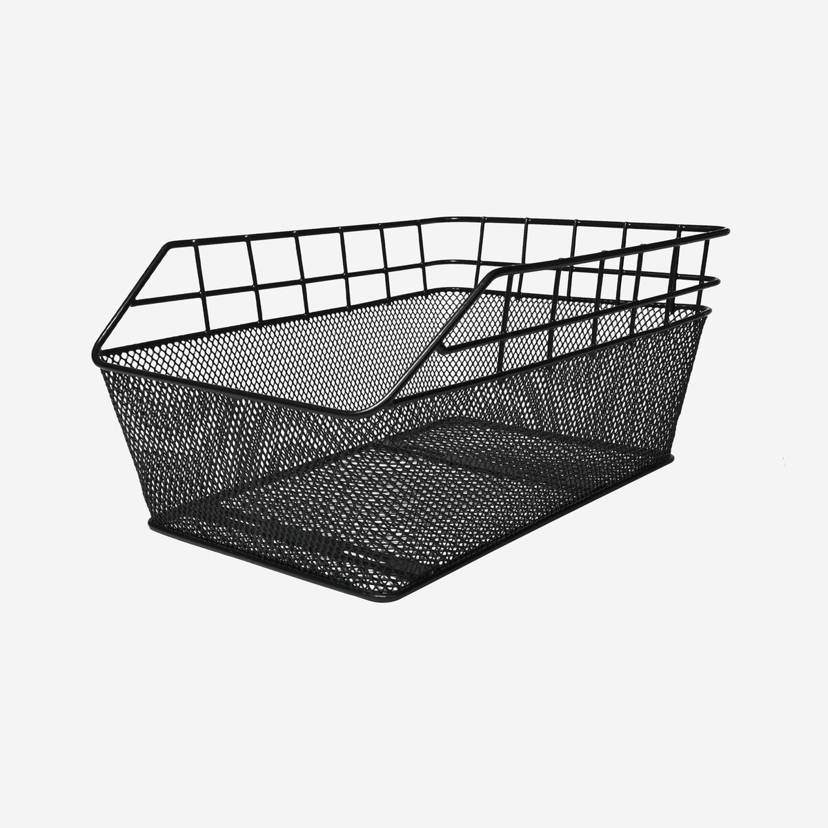 Panier Arrière Pliable Pour Tricycle Aaiwa - Acier Blanc - Grande Capacité