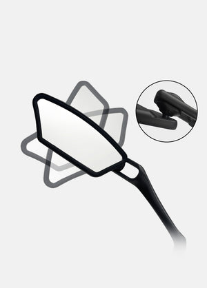 ENGWE rearview mirror can rotate 360 ​​degrees and is easy to install.